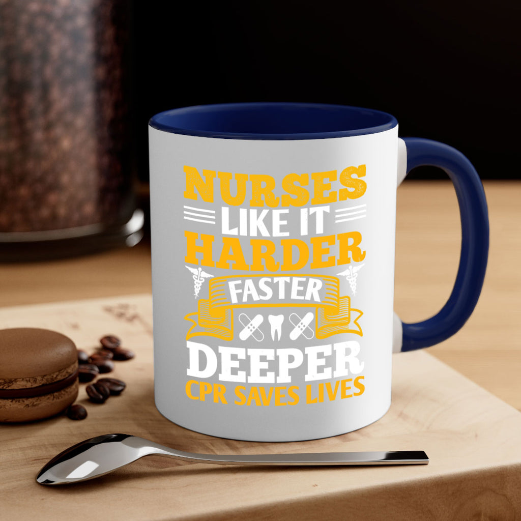 nurses like it harder Style 269#- nurse-Mug / Coffee Cup