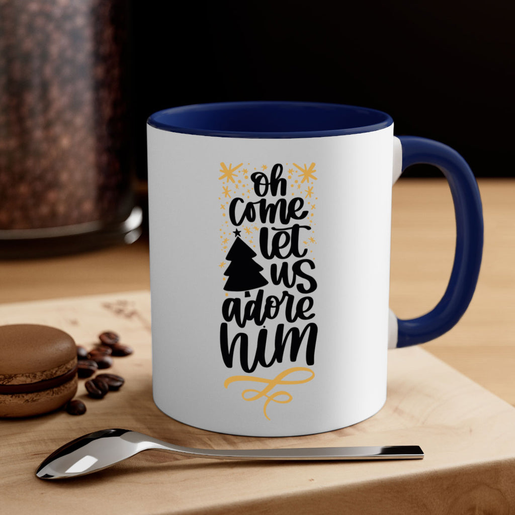 oh come let us adore him gold 72#- christmas-Mug / Coffee Cup