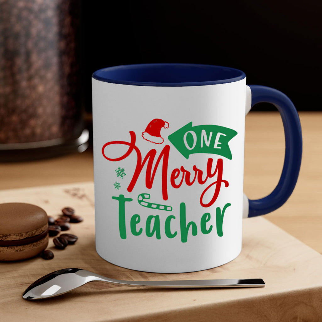 one merry teacher style 575#- christmas-Mug / Coffee Cup