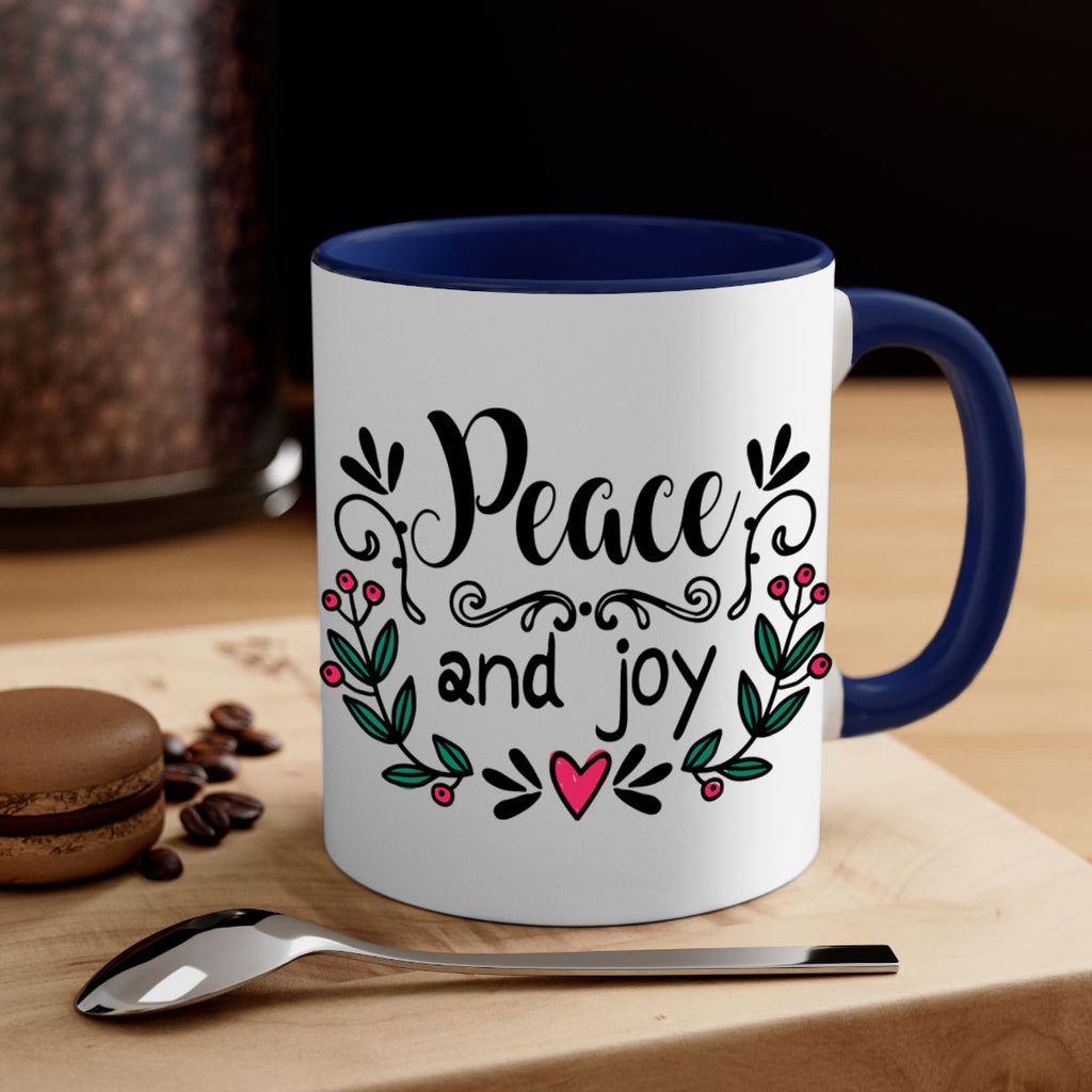 peace and joy style 582#- christmas-Mug / Coffee Cup