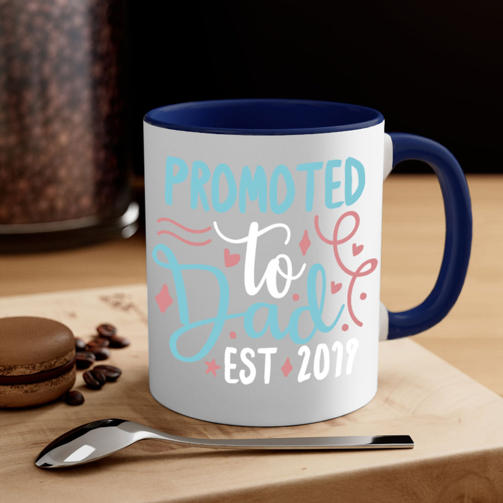 promoted to dad est 9#- fathers day-Mug / Coffee Cup