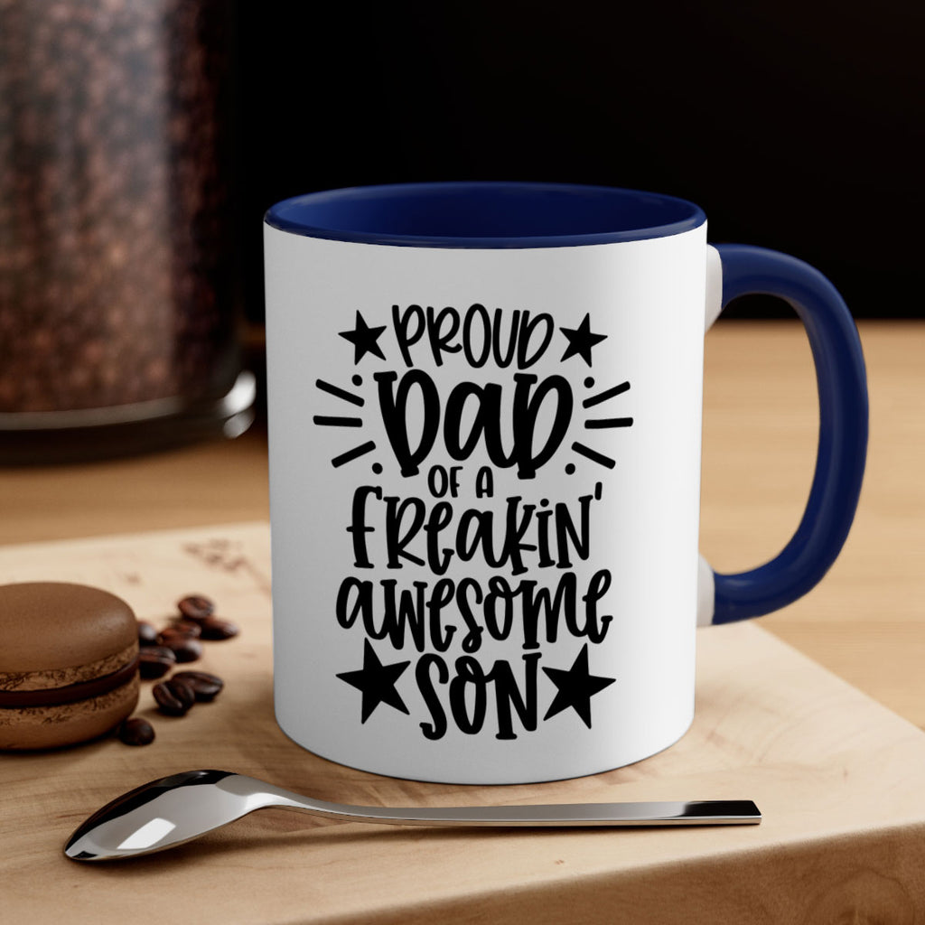 proud dad of a freakin awesome son 23#- fathers day-Mug / Coffee Cup