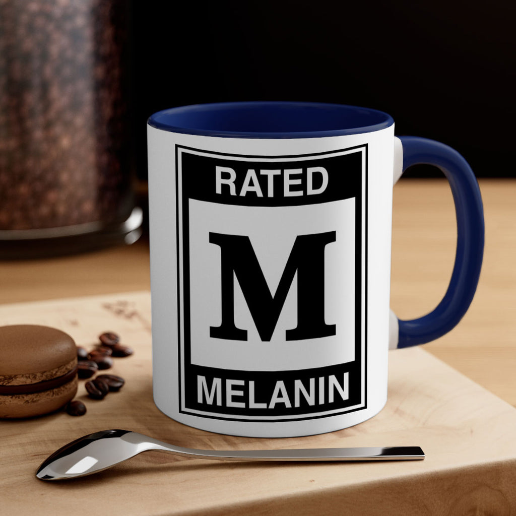 ratedm melanin 44#- black words - phrases-Mug / Coffee Cup