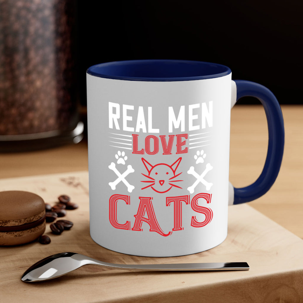 real man love cats Style 113#- cat-Mug / Coffee Cup