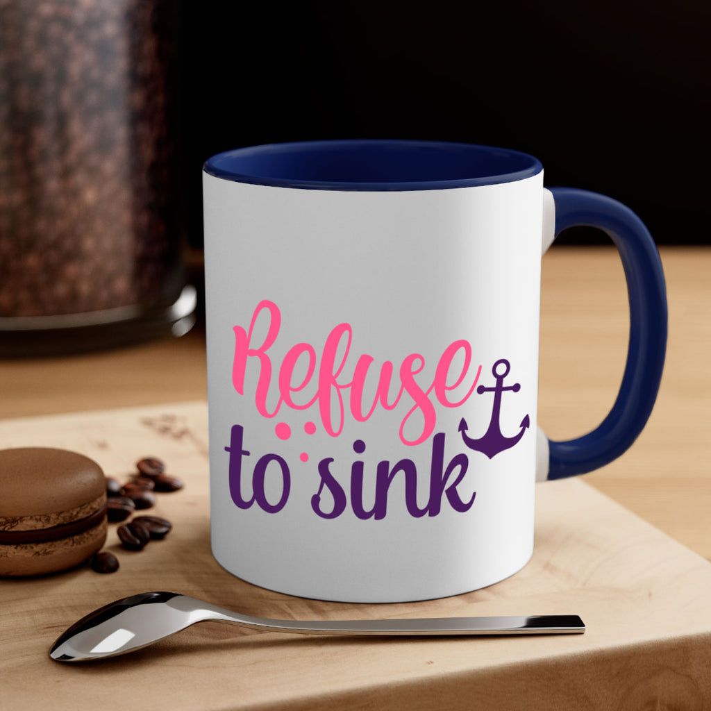 refuse to sink Style 4#- breast cancer-Mug / Coffee Cup