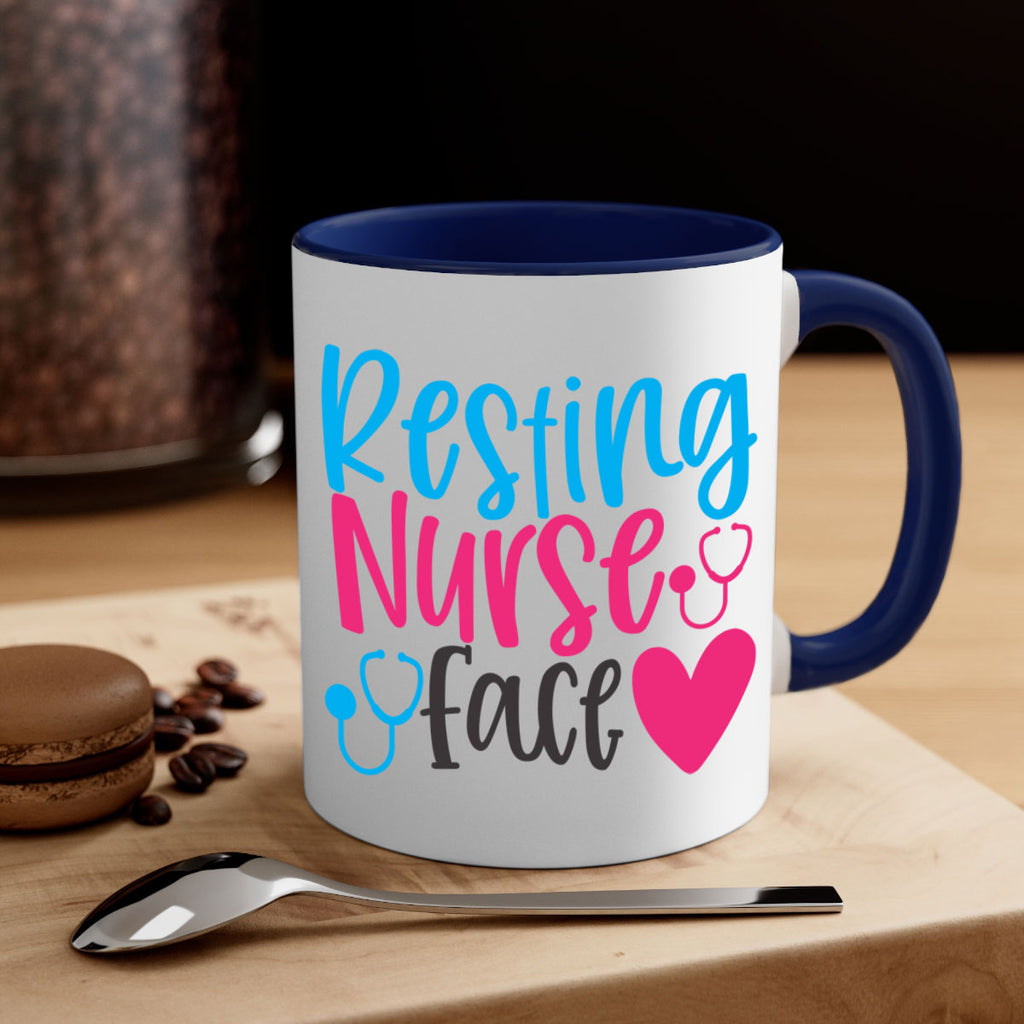 resting nurse face Style 355#- nurse-Mug / Coffee Cup