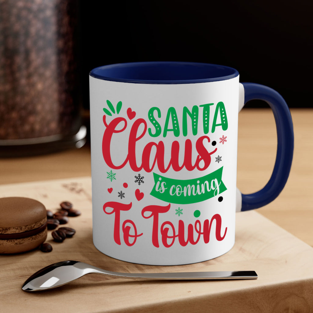 santa claus is coming to town style 603#- christmas-Mug / Coffee Cup