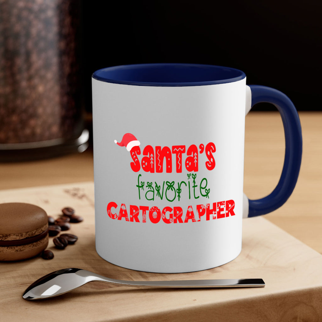santas favorite cartographer style 702#- christmas-Mug / Coffee Cup