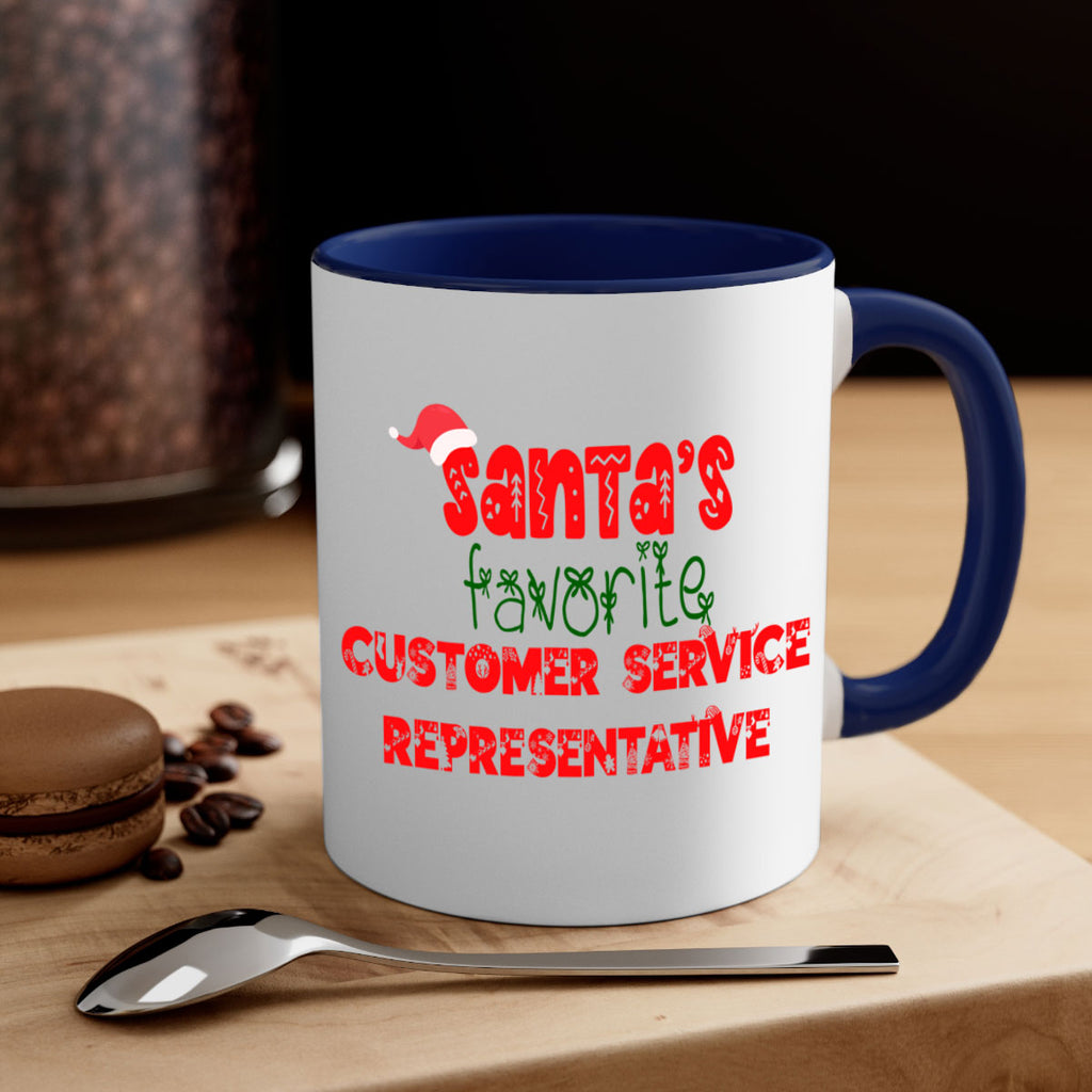 santas favorite customer service representative style 762#- christmas-Mug / Coffee Cup