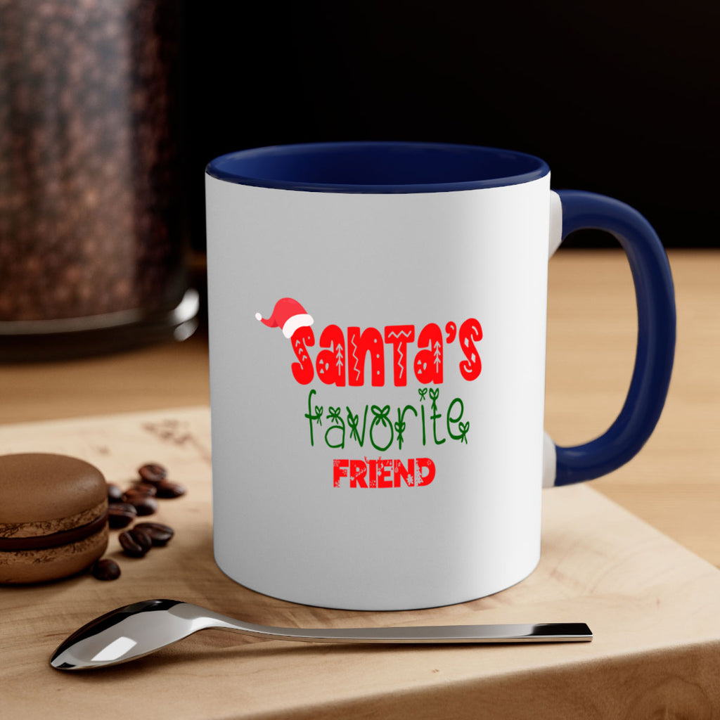 santas favorite friend style 832#- christmas-Mug / Coffee Cup