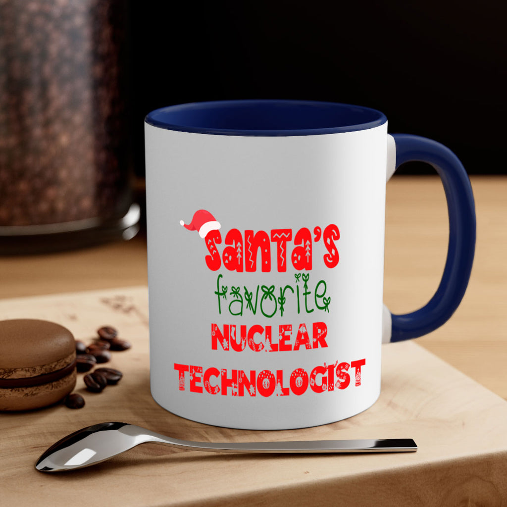 santas favorite nuclear technologist style 977#- christmas-Mug / Coffee Cup