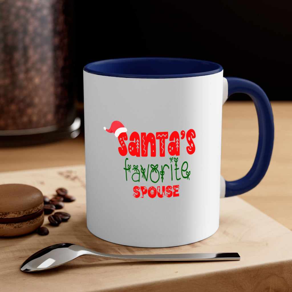 santas favorite spouse style 1093#- christmas-Mug / Coffee Cup