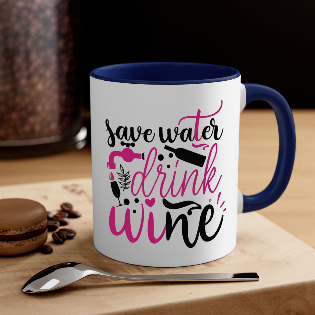 save water drink wine 170#- wine-Mug / Coffee Cup