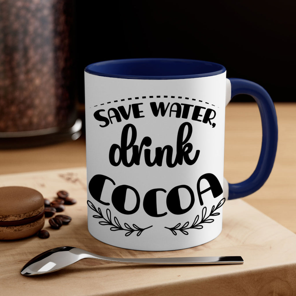 save water, drink cocoa style 1168#- christmas-Mug / Coffee Cup