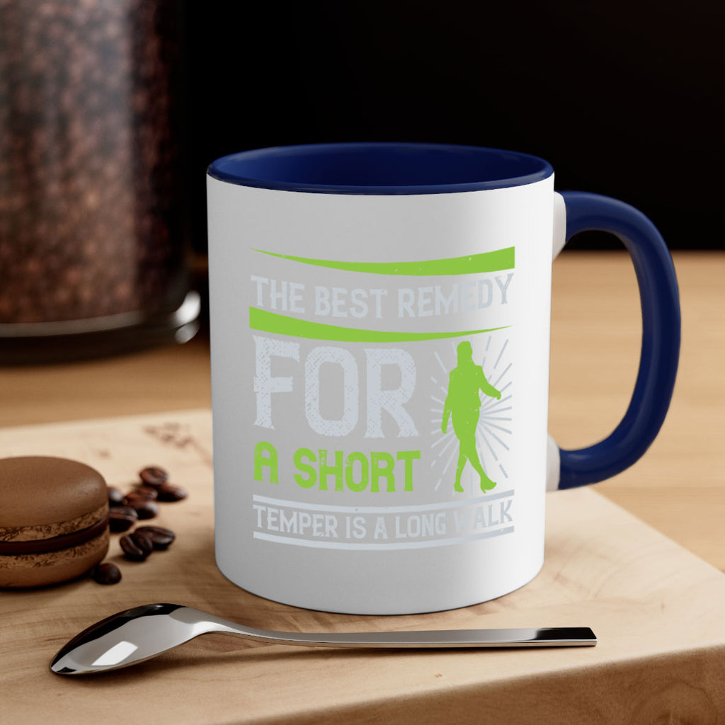 the best remedy for a short temper is a long walk 23#- walking-Mug / Coffee Cup