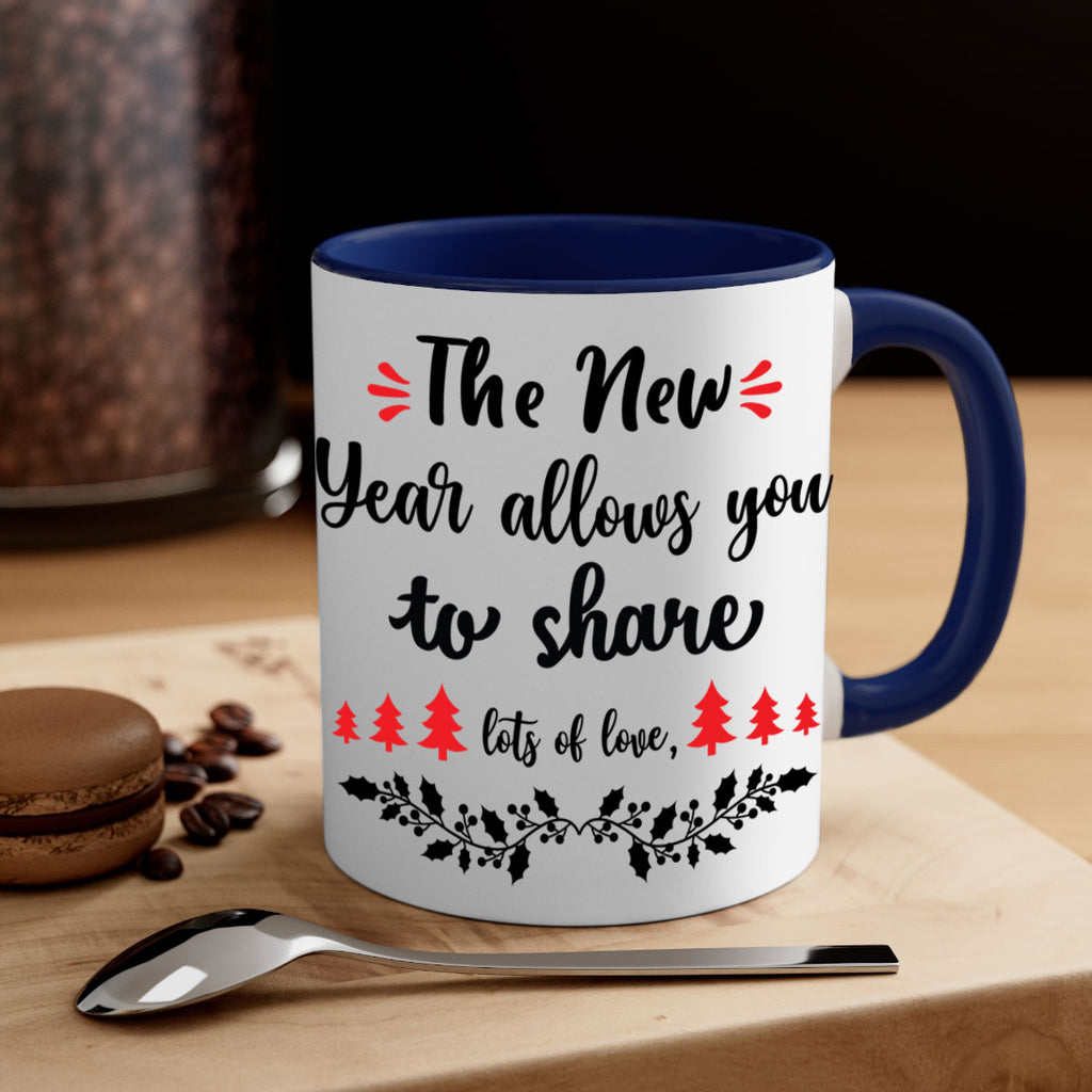 the new year allows you to share lots of love style 1205#- christmas-Mug / Coffee Cup