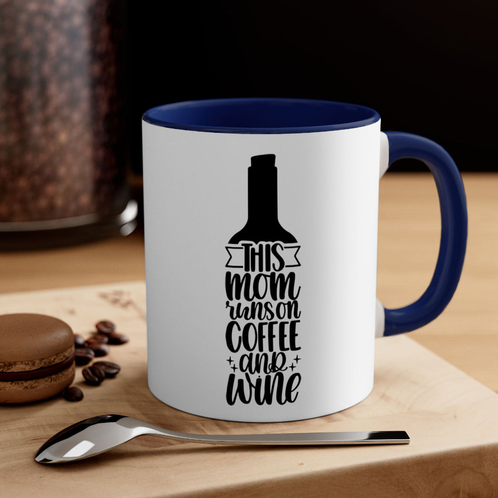 this mom runs on coffee and wine 16#- coffee-Mug / Coffee Cup