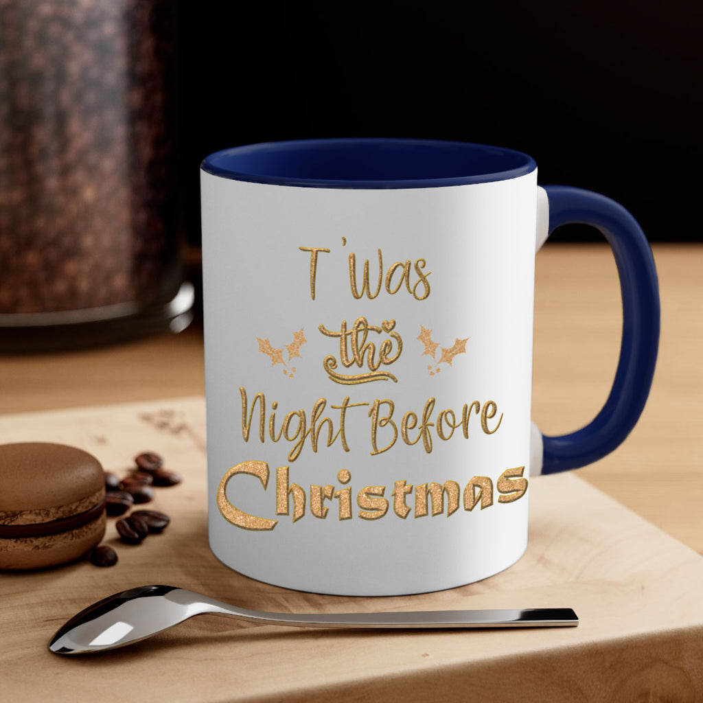 twas the night before christmas gold 439#- christmas-Mug / Coffee Cup