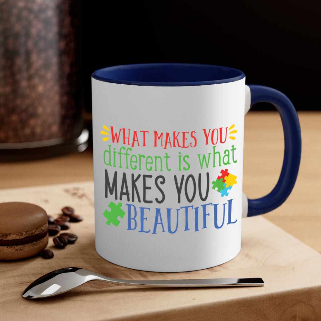 what makes you different is what makes you beautiful Style 3#- autism-Mug / Coffee Cup