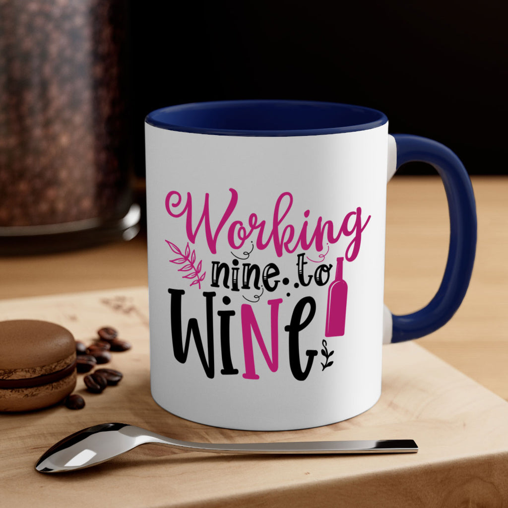 working nine to wine 141#- wine-Mug / Coffee Cup