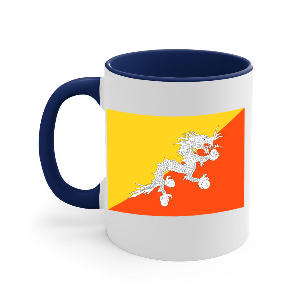 Bhutan 178#- world flag-Mug / Coffee Cup