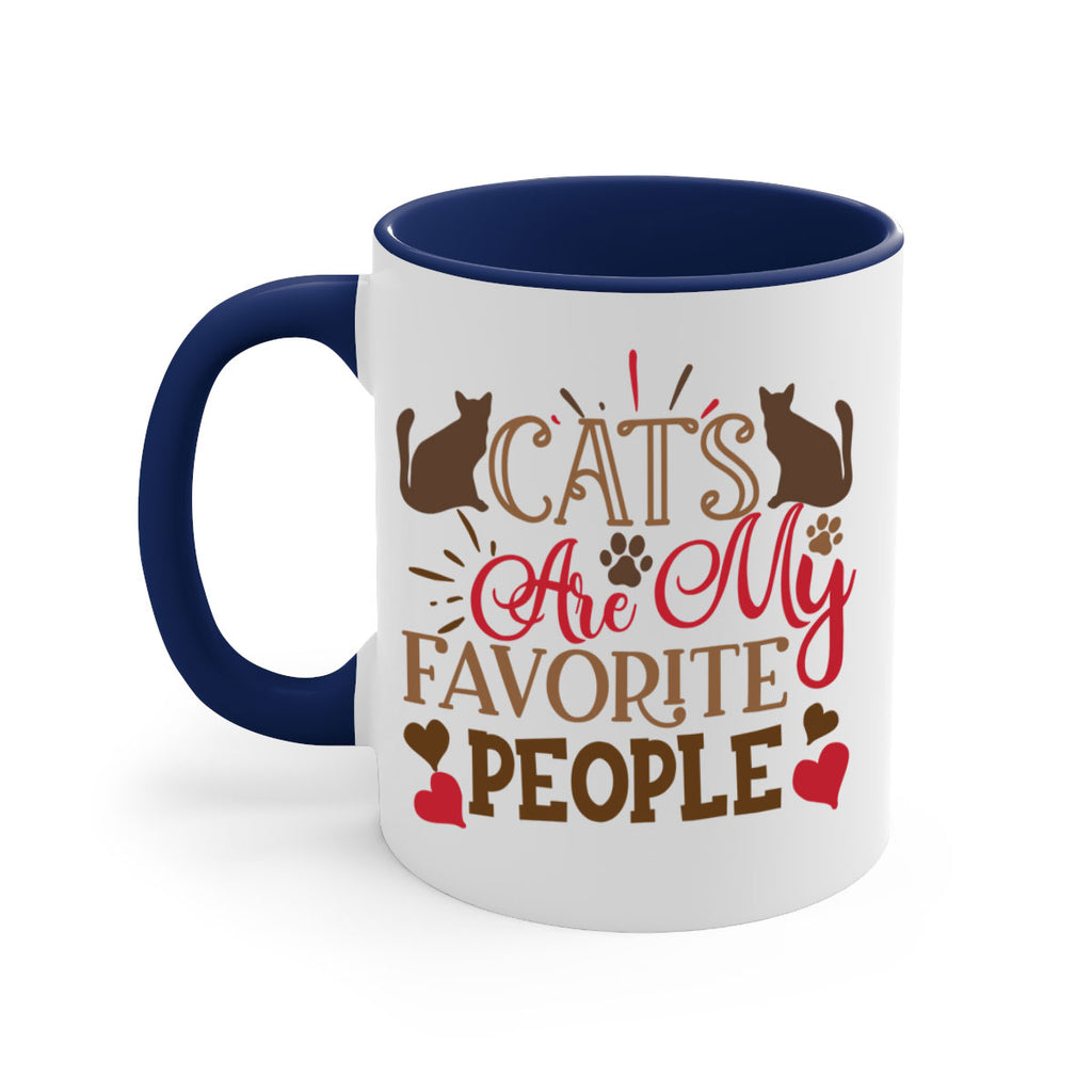 Cats Are My Favorite People Style 8#- cat-Mug / Coffee Cup