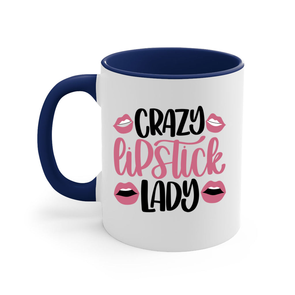 Crazy Lipstick Lady Style 107#- makeup-Mug / Coffee Cup