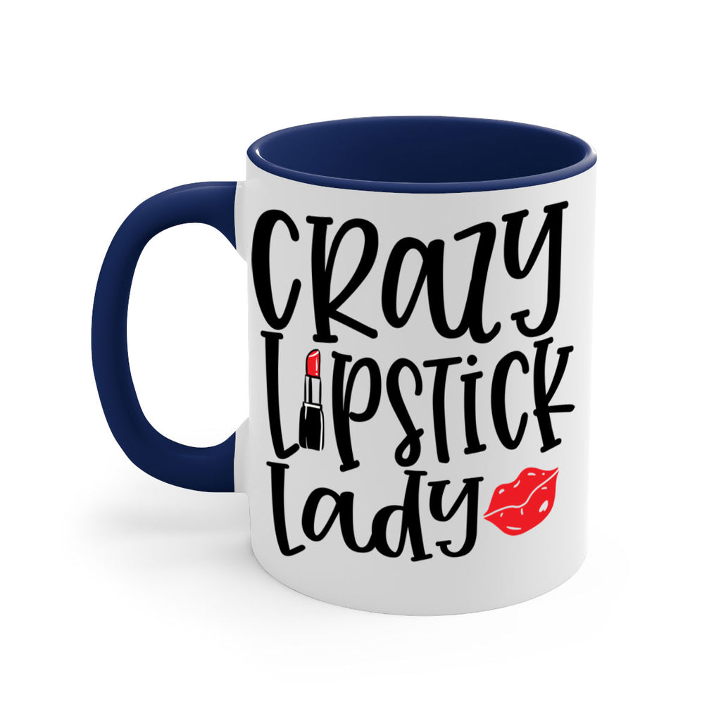 Crazy Lipstick Lady Style 240#- makeup-Mug / Coffee Cup