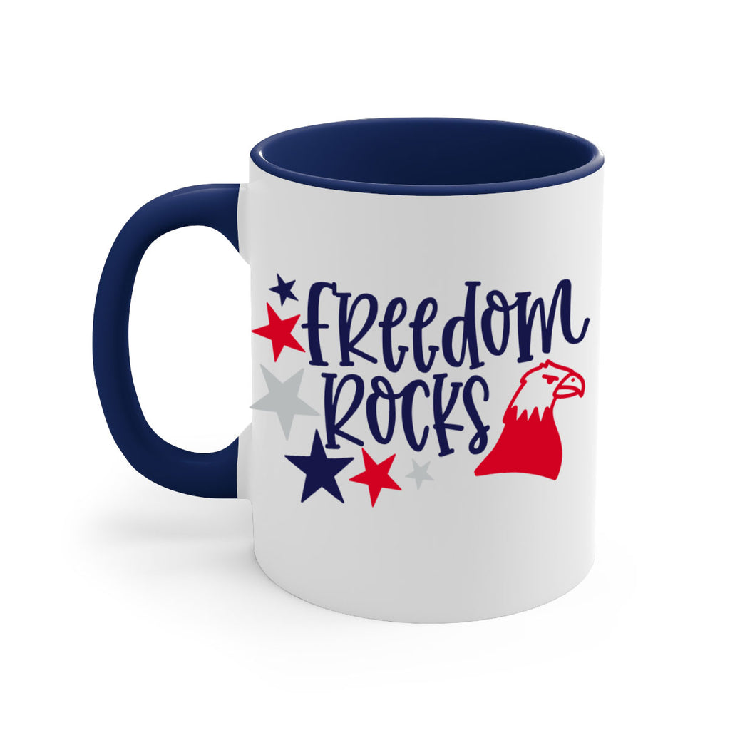 Freedom Rocks Style 148#- 4th Of July-Mug / Coffee Cup