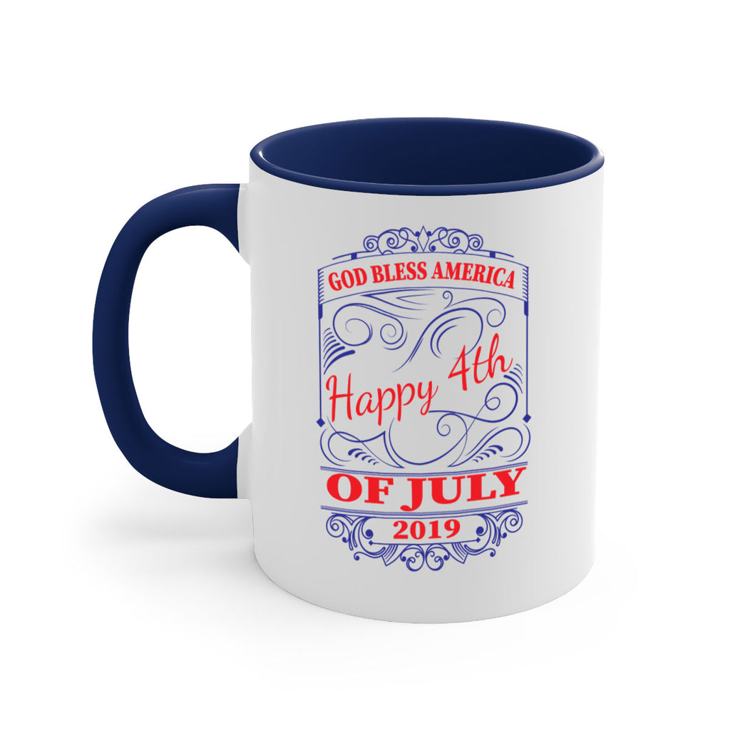 GOD BLESS AMERICA Happy thOF JULY Style 94#- 4th Of July-Mug / Coffee Cup