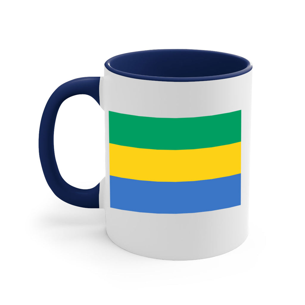 Gabon 136#- world flag-Mug / Coffee Cup