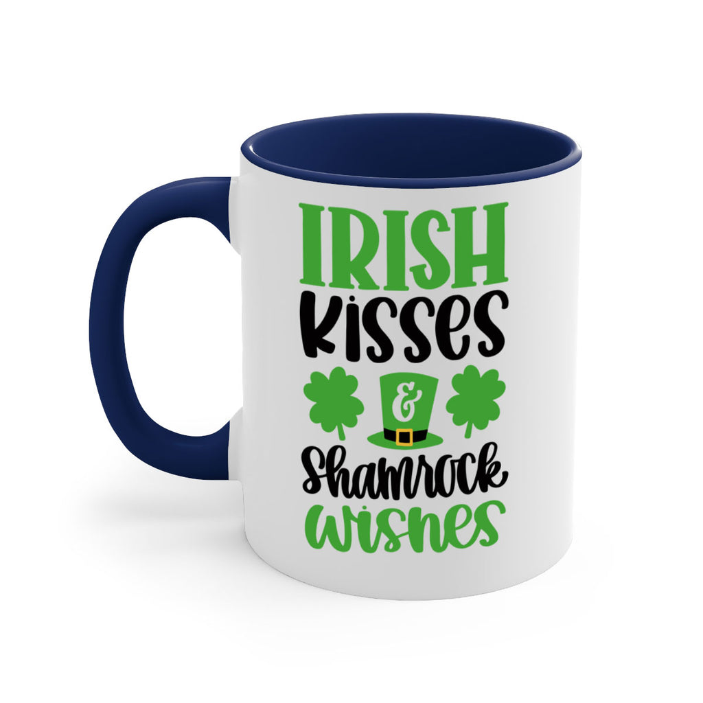 Irish Kisses Shamrock Wishes Style 81#- St Patricks Day-Mug / Coffee Cup