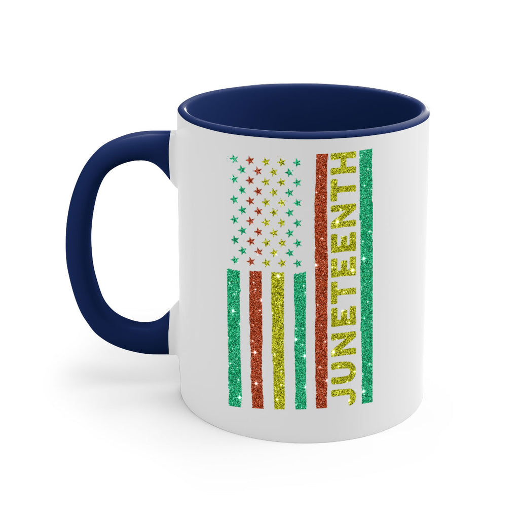 Juneteenth Freedom Day Afro Usa Flag Png 23#- juneteenth-Mug / Coffee Cup