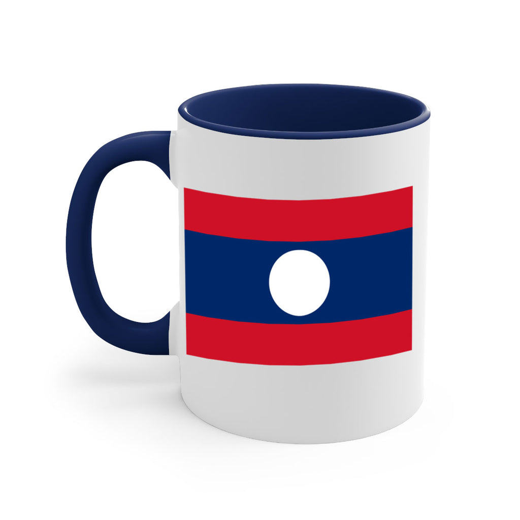 Laos 105#- world flag-Mug / Coffee Cup