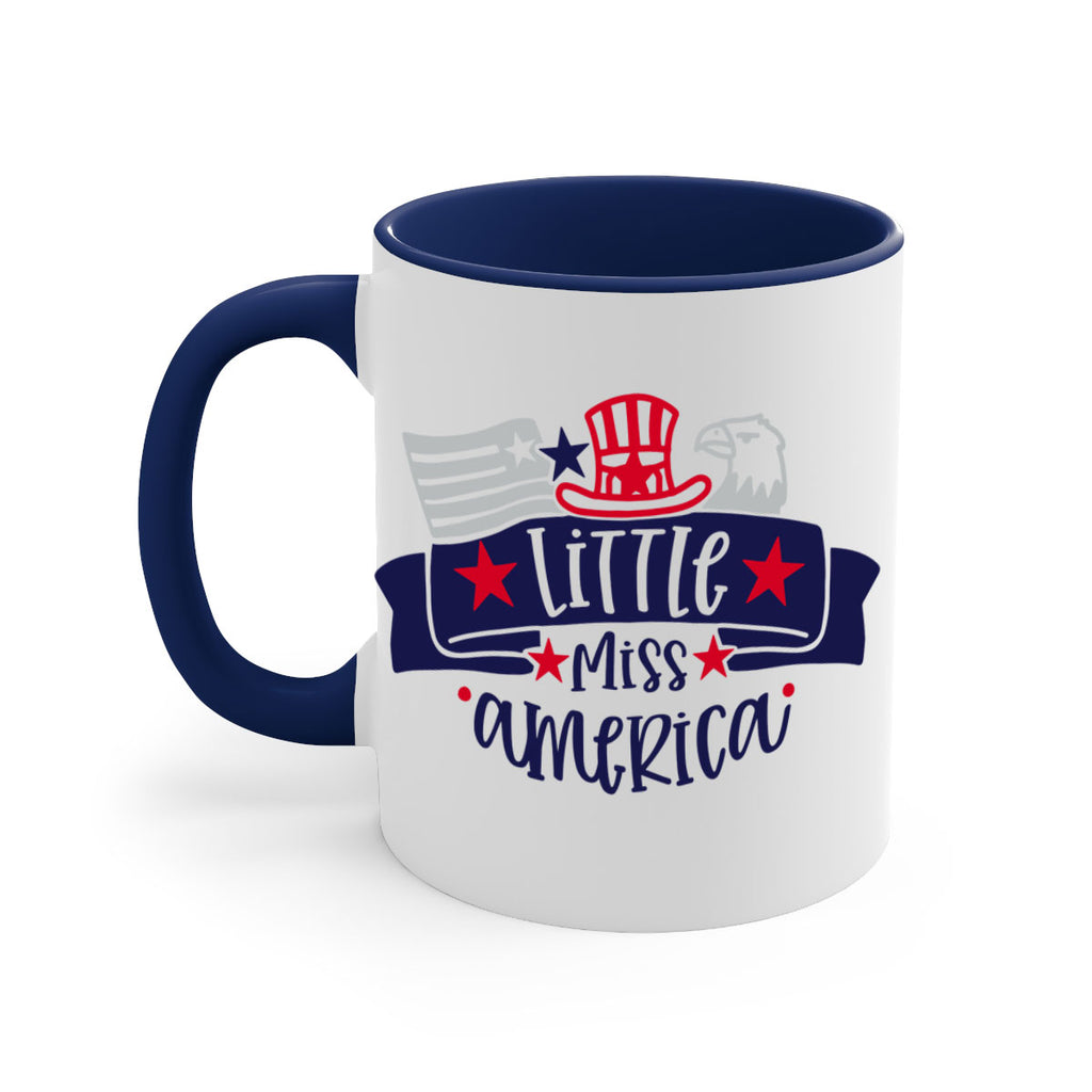 Little Miss America Style 162#- 4th Of July-Mug / Coffee Cup