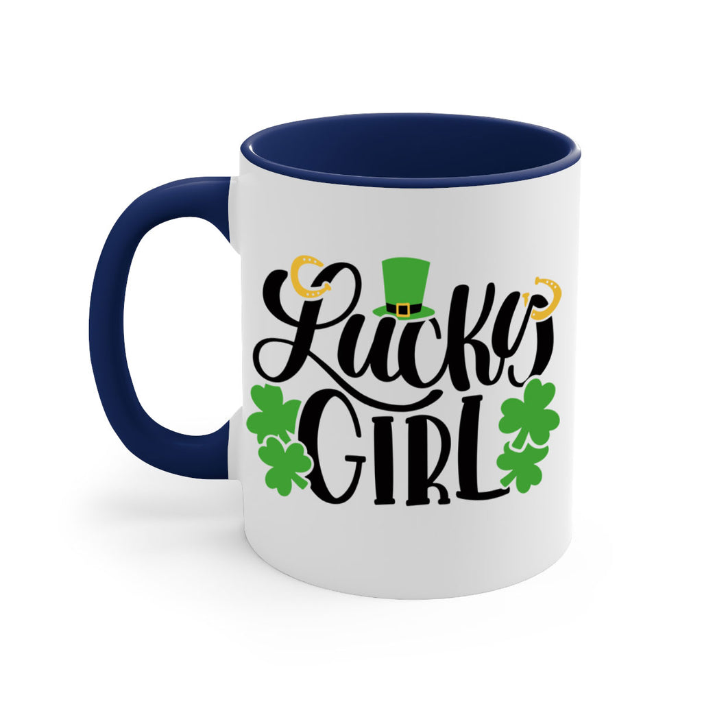 Lucky Girl Style 56#- St Patricks Day-Mug / Coffee Cup