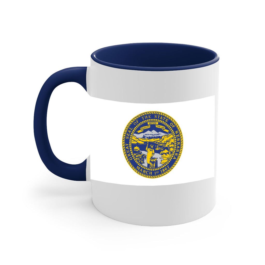 Nebraska 25#- Us Flags-Mug / Coffee Cup