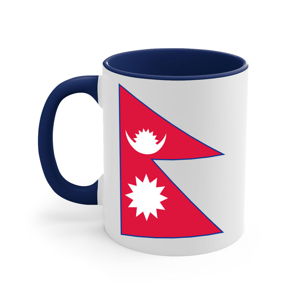 Nepal 76#- world flag-Mug / Coffee Cup