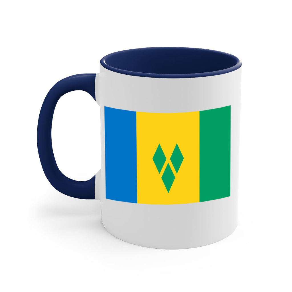 Saint Vincent and the Grenadines 50#- world flag-Mug / Coffee Cup