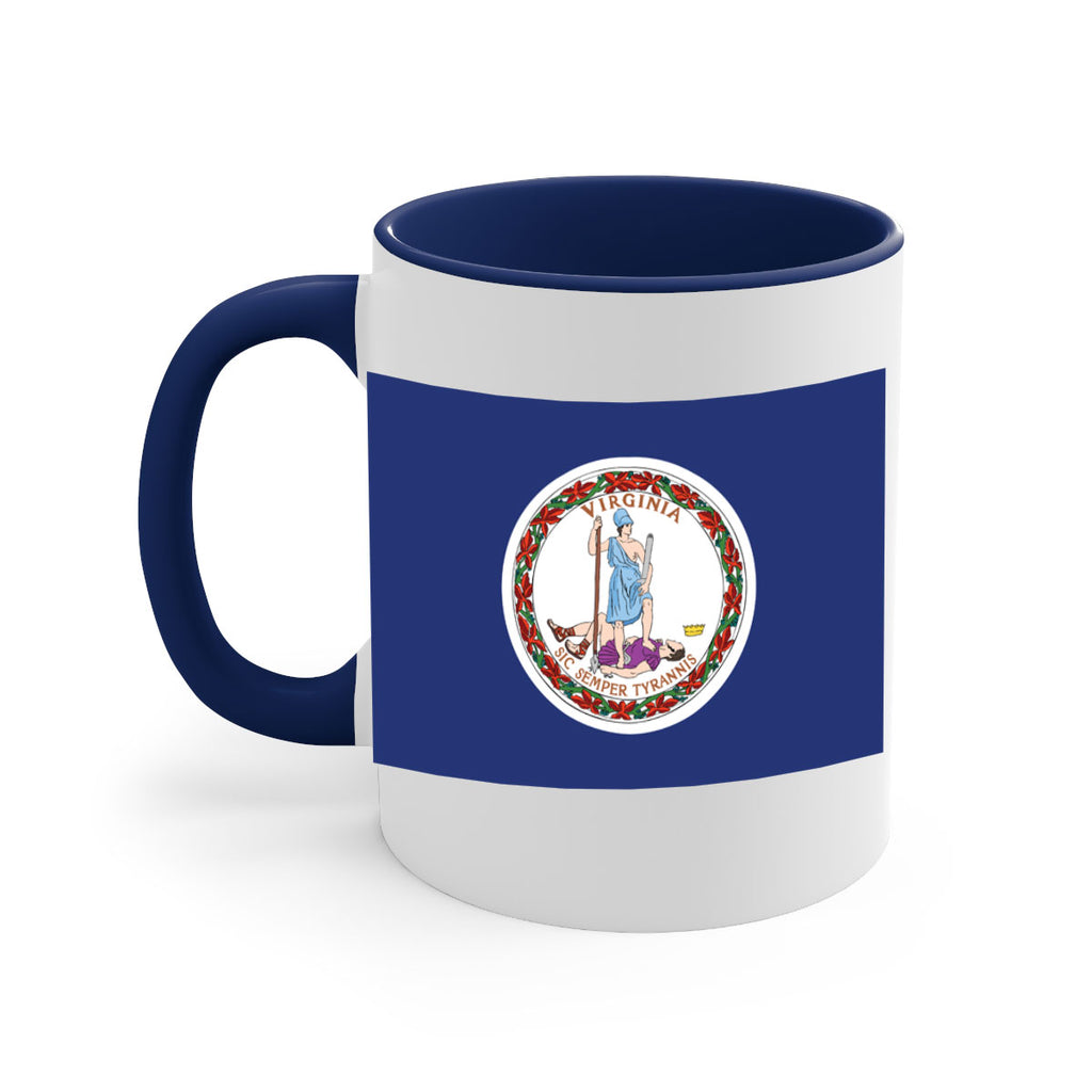 Virginia 6#- Us Flags-Mug / Coffee Cup