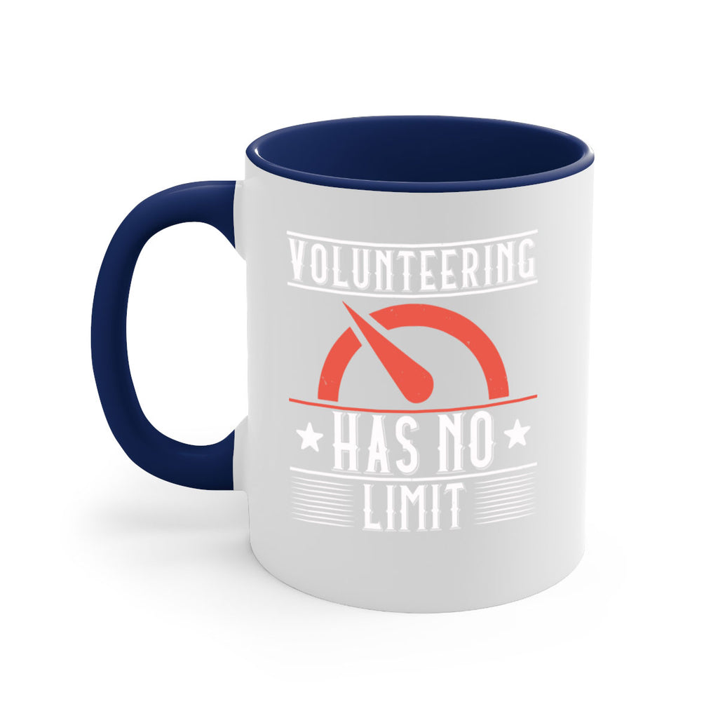 Volunteering Has No Limit Style 17#-Volunteer-Mug / Coffee Cup