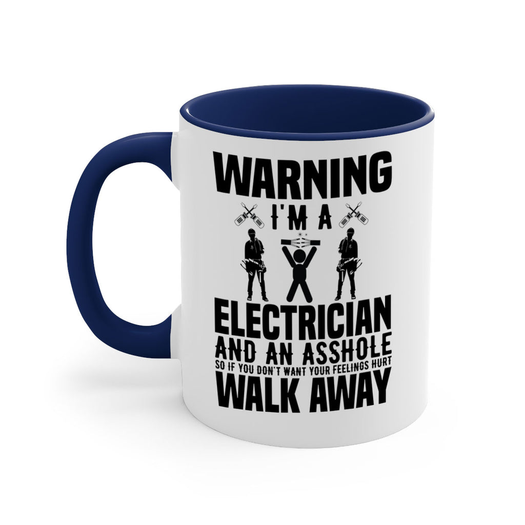 Warning Style 4#- electrician-Mug / Coffee Cup