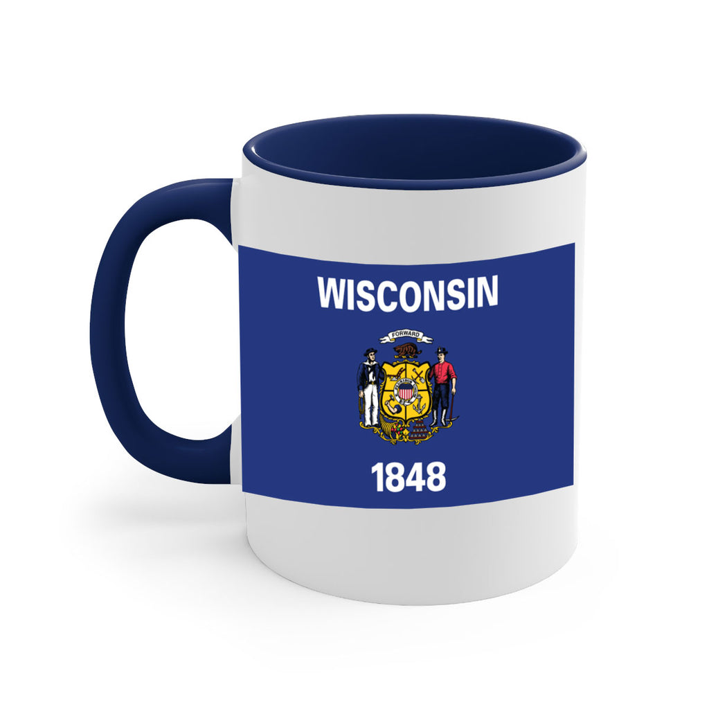 Wisconsin 2#- Us Flags-Mug / Coffee Cup