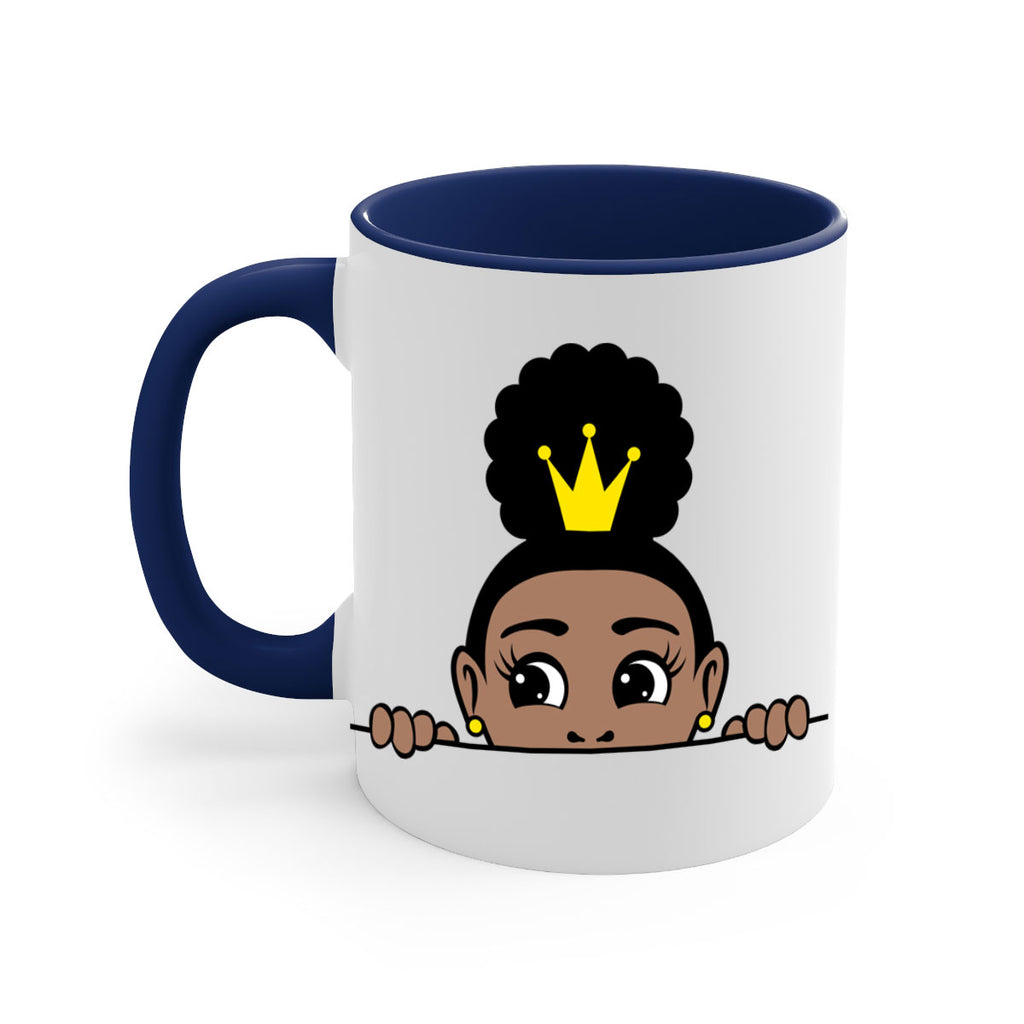 afro puff crown girl 1#- Black women - Girls-Mug / Coffee Cup