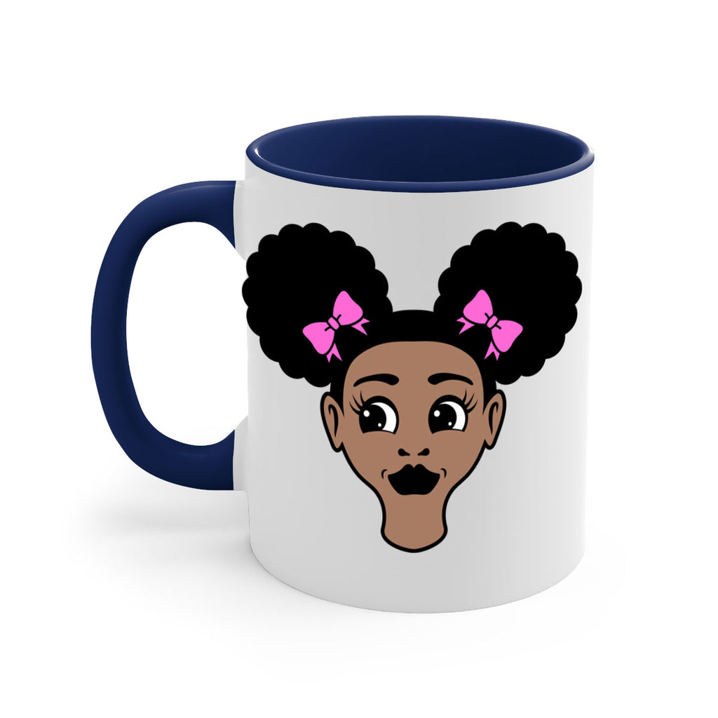 afro puffs girl 76#- Black women - Girls-Mug / Coffee Cup