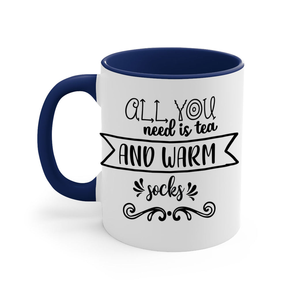 all you need is tea and warm socks style 50#- christmas-Mug / Coffee Cup