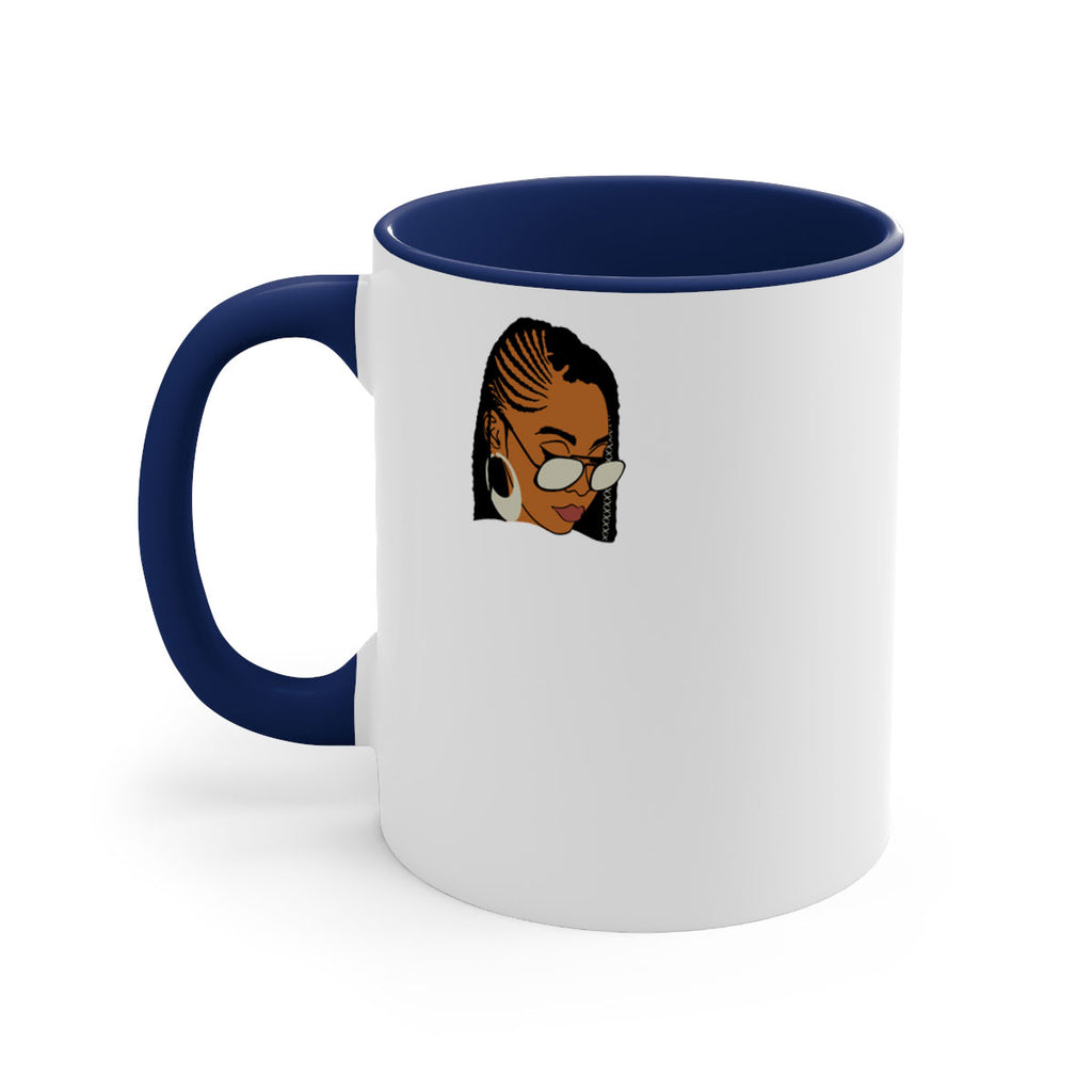 black afro 39#- Black women - Girls-Mug / Coffee Cup