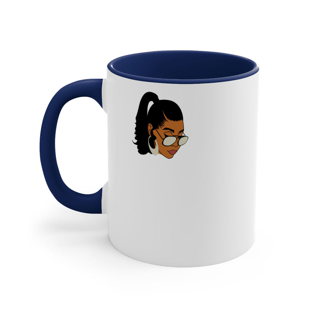 black afro 42#- Black women - Girls-Mug / Coffee Cup