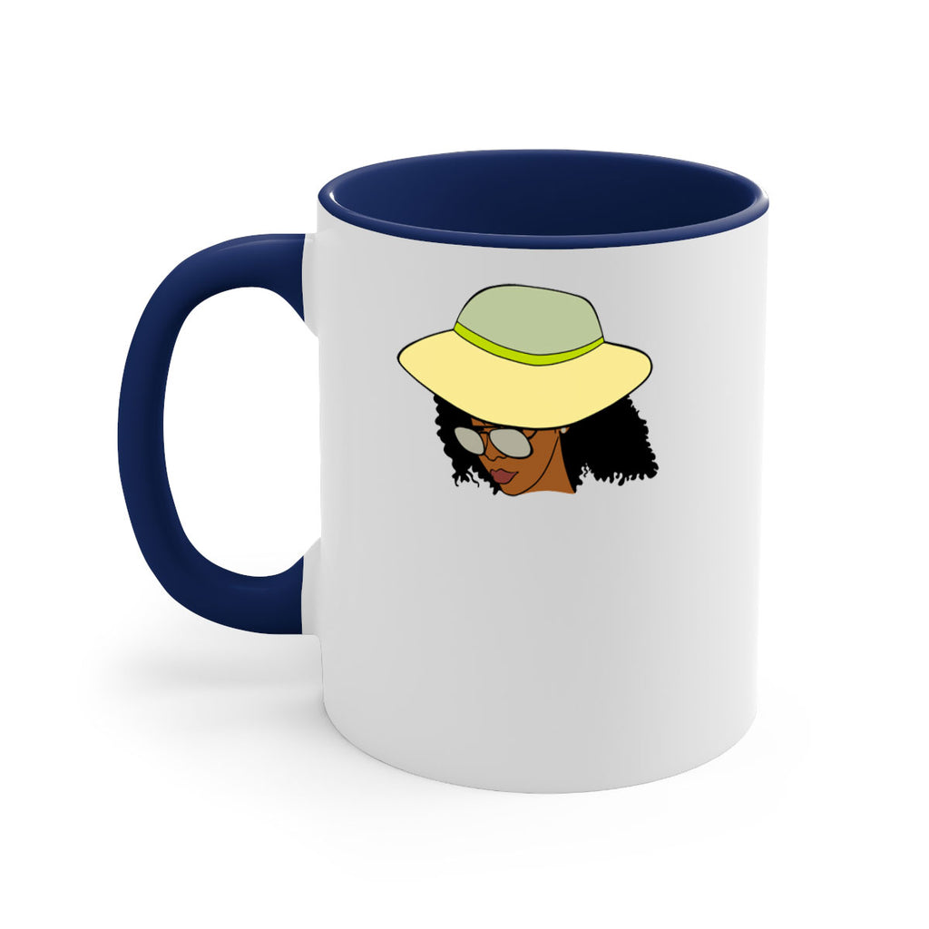 black afro 45#- Black women - Girls-Mug / Coffee Cup