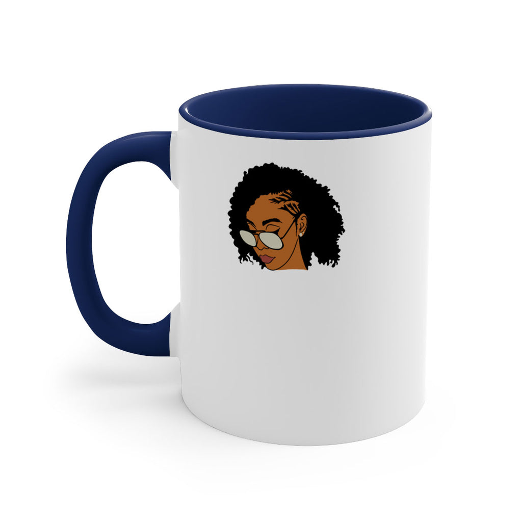 black afro 47#- Black women - Girls-Mug / Coffee Cup